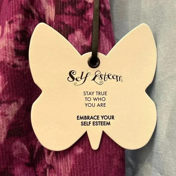 Self Esteem Women's Floral Lace V-Neck Camisole Spaghetti Strap Top Size L - Picture 10 of 10